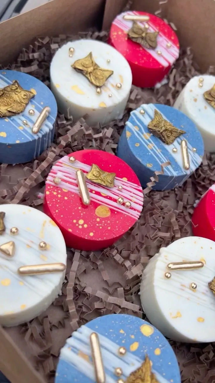 Decorated chocolate covered Oreos